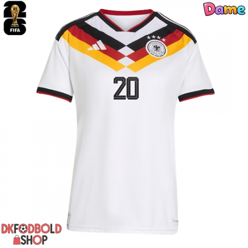 Tyskland Serge Gnabry #20 Hjemmebanetrøje Dame VM 2026 Kort ærmer